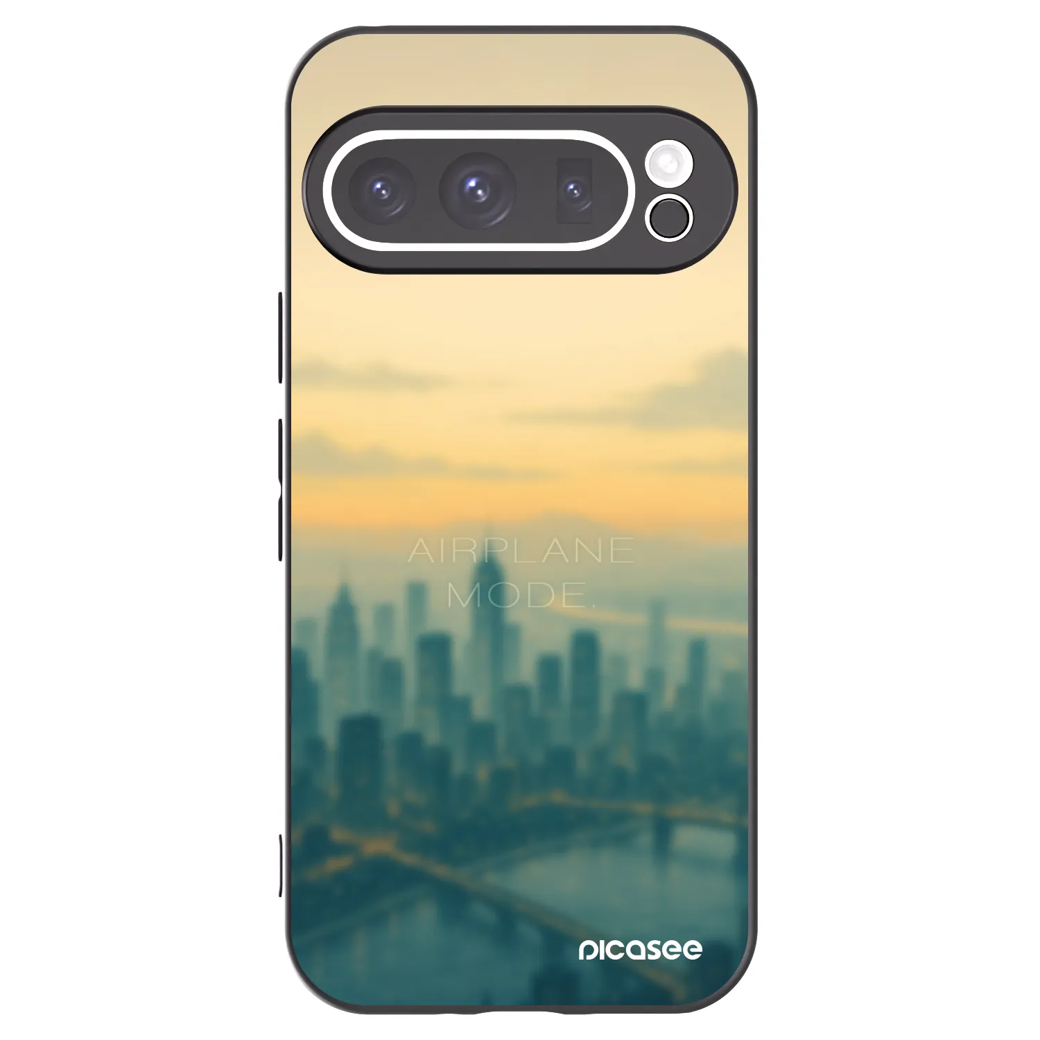 Picasee husă neagră din silicon pentru Google Pixel 9 Pro XL - Airplane mode