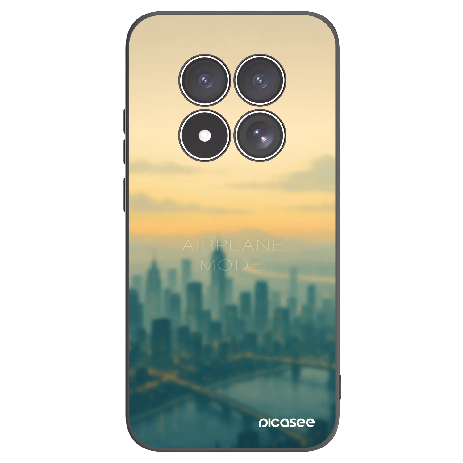 Picasee husă neagră din silicon pentru Xiaomi Redmi Note 15 Pro 4G - Airplane mode