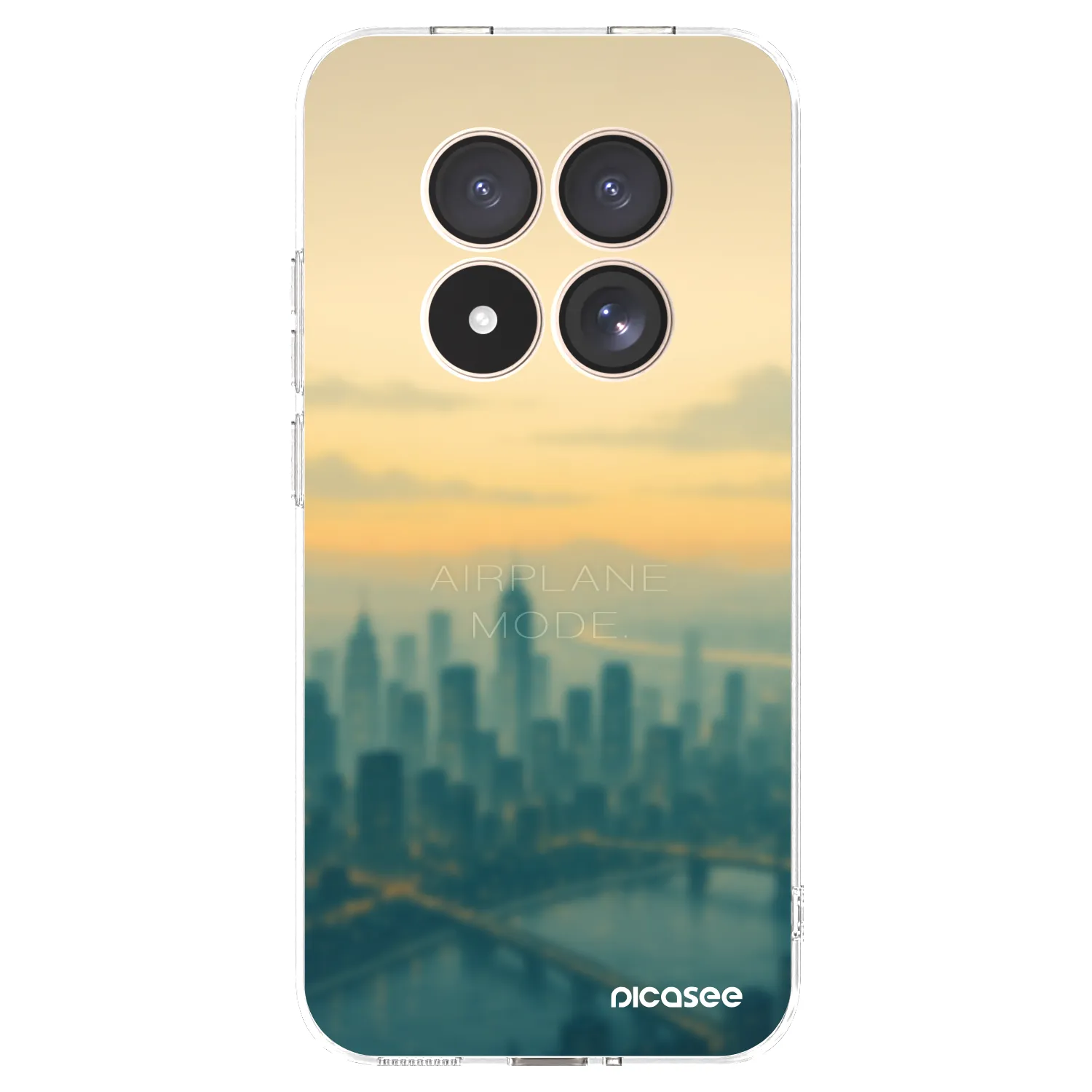 Picasee husă transparentă din silicon pentru Xiaomi Redmi Note 15 Pro 4G - Airplane mode