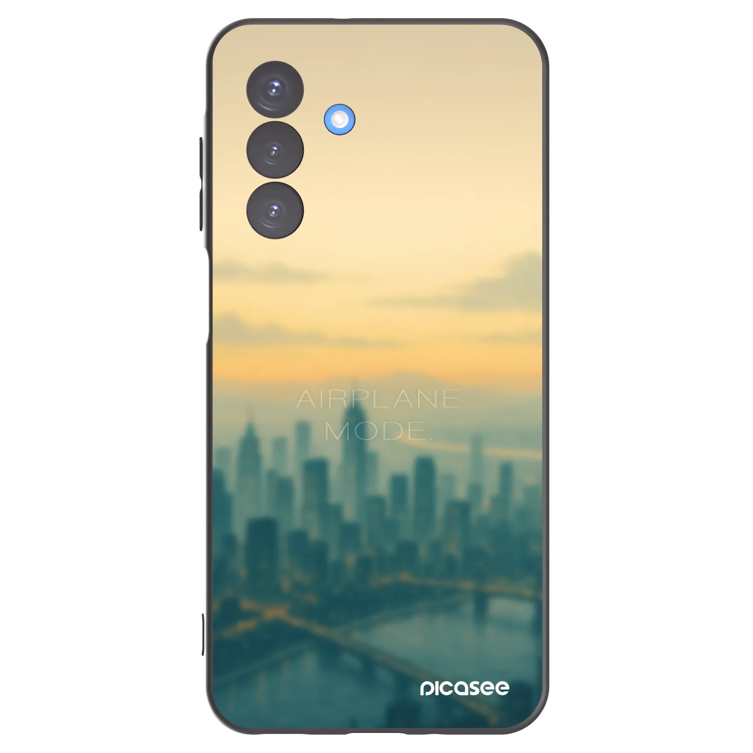 Picasee husă neagră din silicon pentru Samsung Galaxy A17 5G - Airplane mode