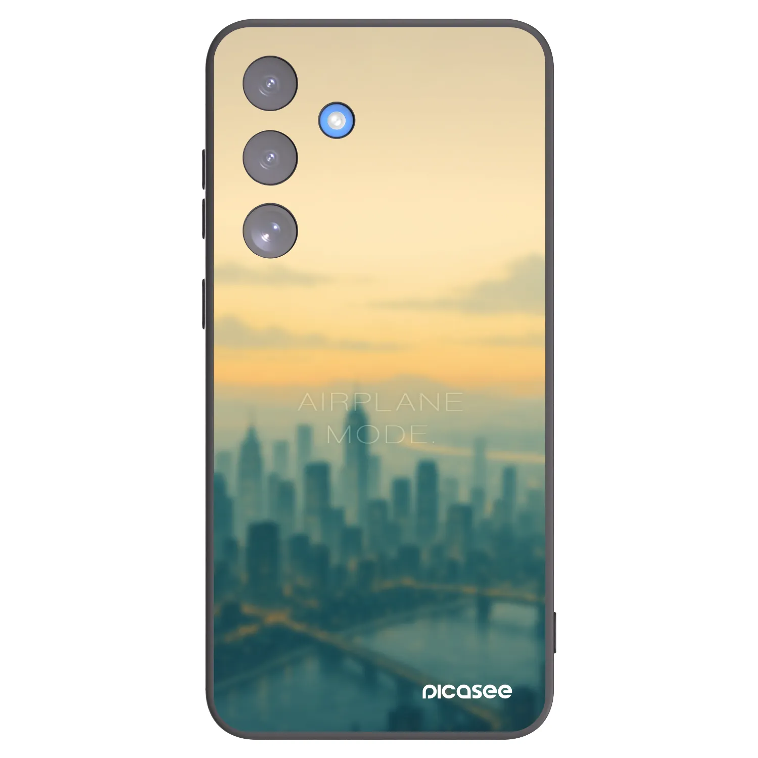 Picasee husă neagră din silicon pentru Samsung Galaxy S25 FE 5G - Airplane mode