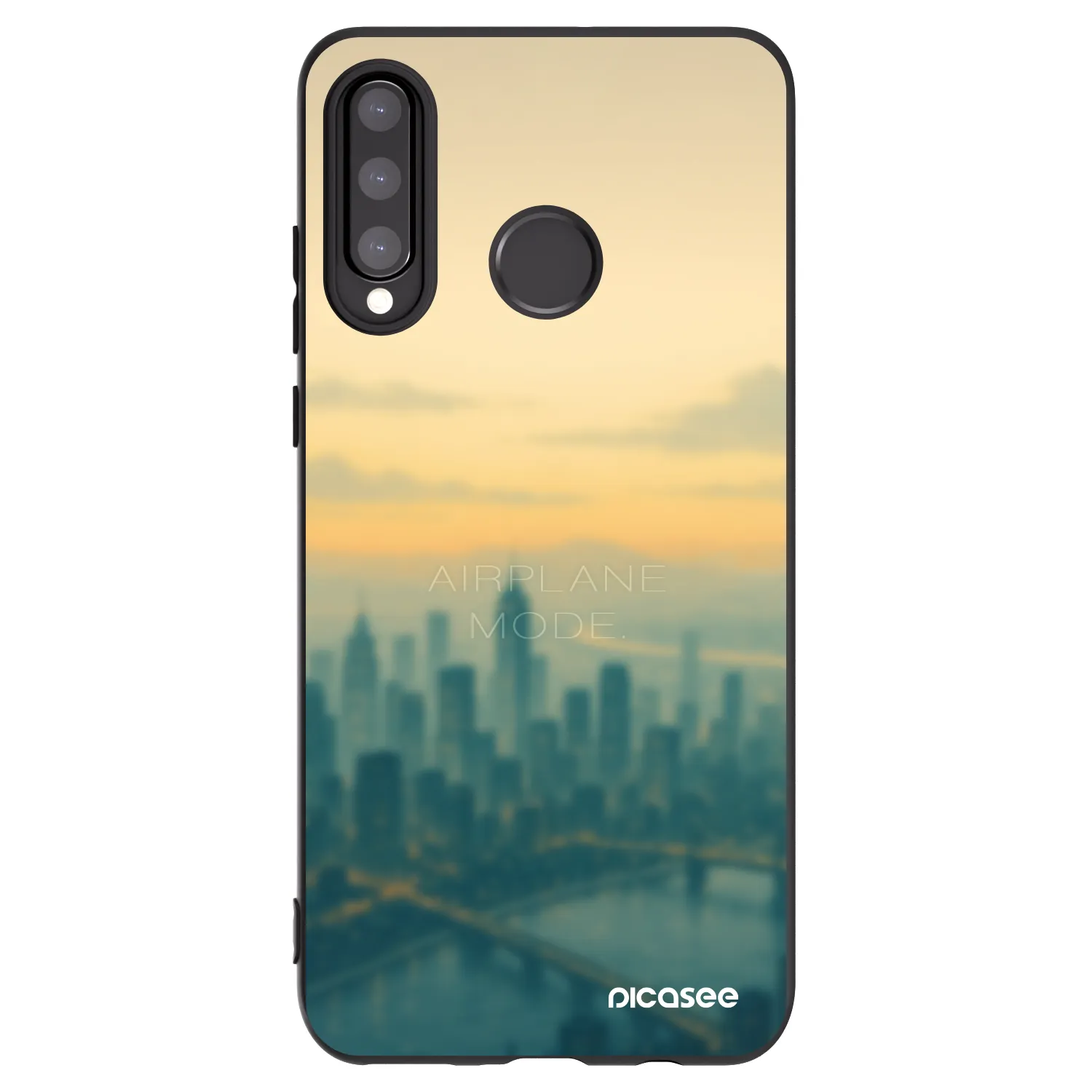 Picasee husă neagră din silicon pentru Huawei P30 Lite - Airplane mode