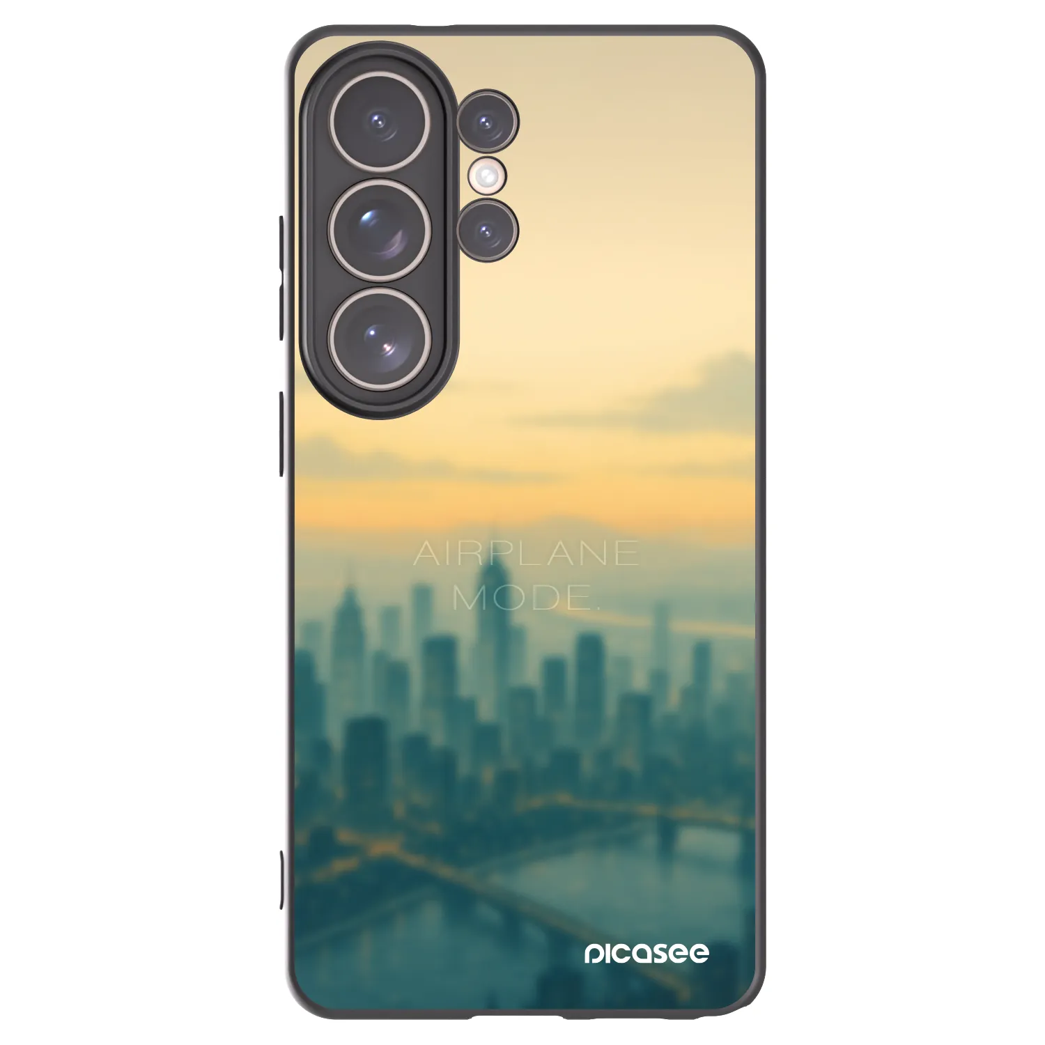 Picasee husă neagră din silicon pentru Samsung Galaxy S26 Ultra - Airplane mode