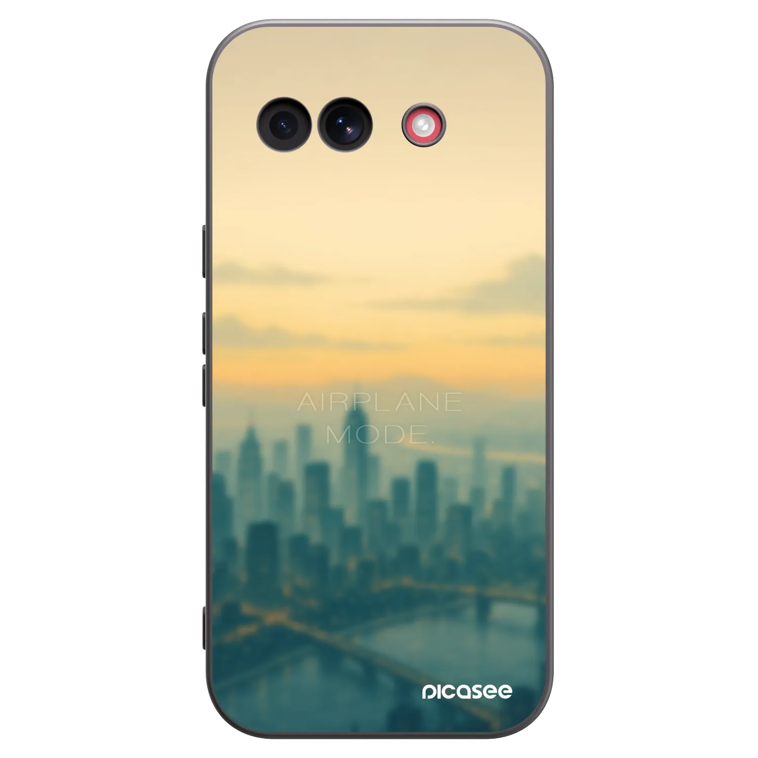 Picasee husă neagră din silicon pentru Google Pixel 10a - Airplane mode