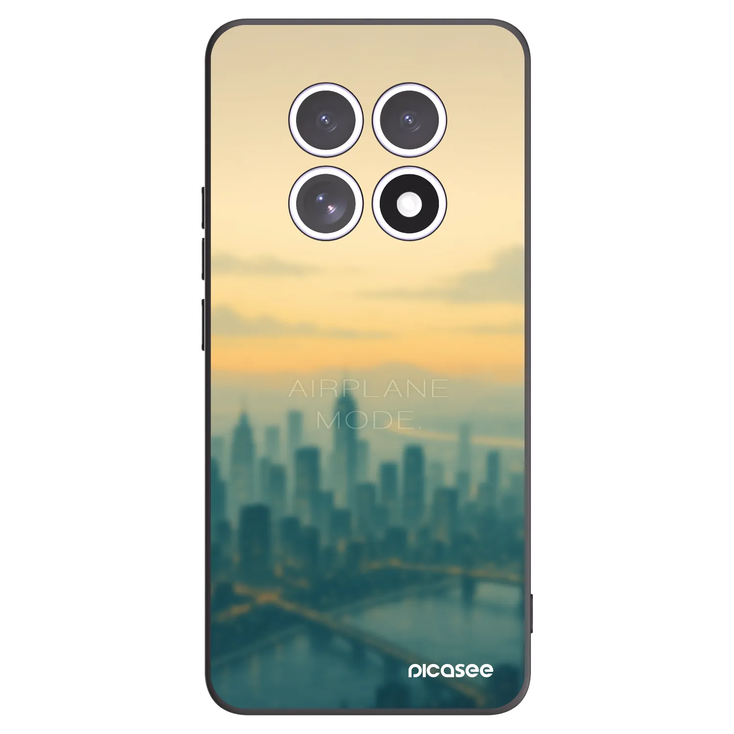 Picasee husă neagră din silicon pentru Xiaomi Redmi Note 15 5G - Airplane mode