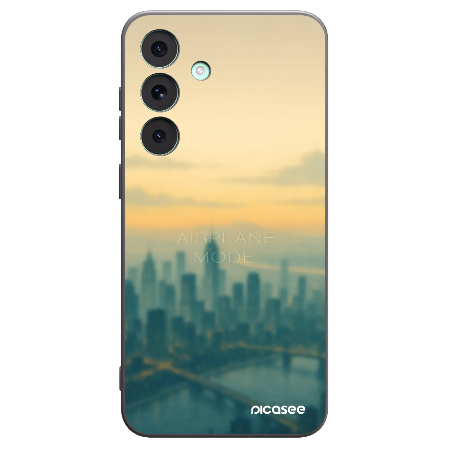 Picasee husă neagră din silicon pentru Samsung Galaxy S26 FE - Airplane mode