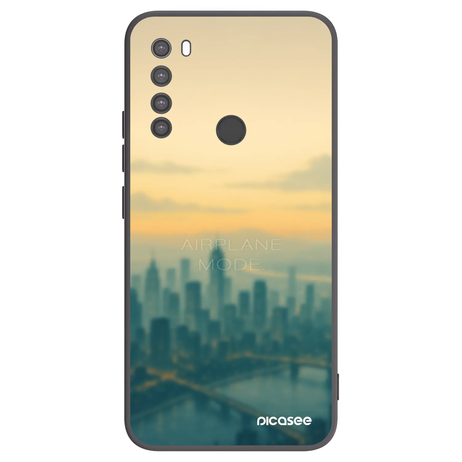 Picasee husă neagră din silicon pentru Xiaomi Redmi Note 8 - Airplane mode