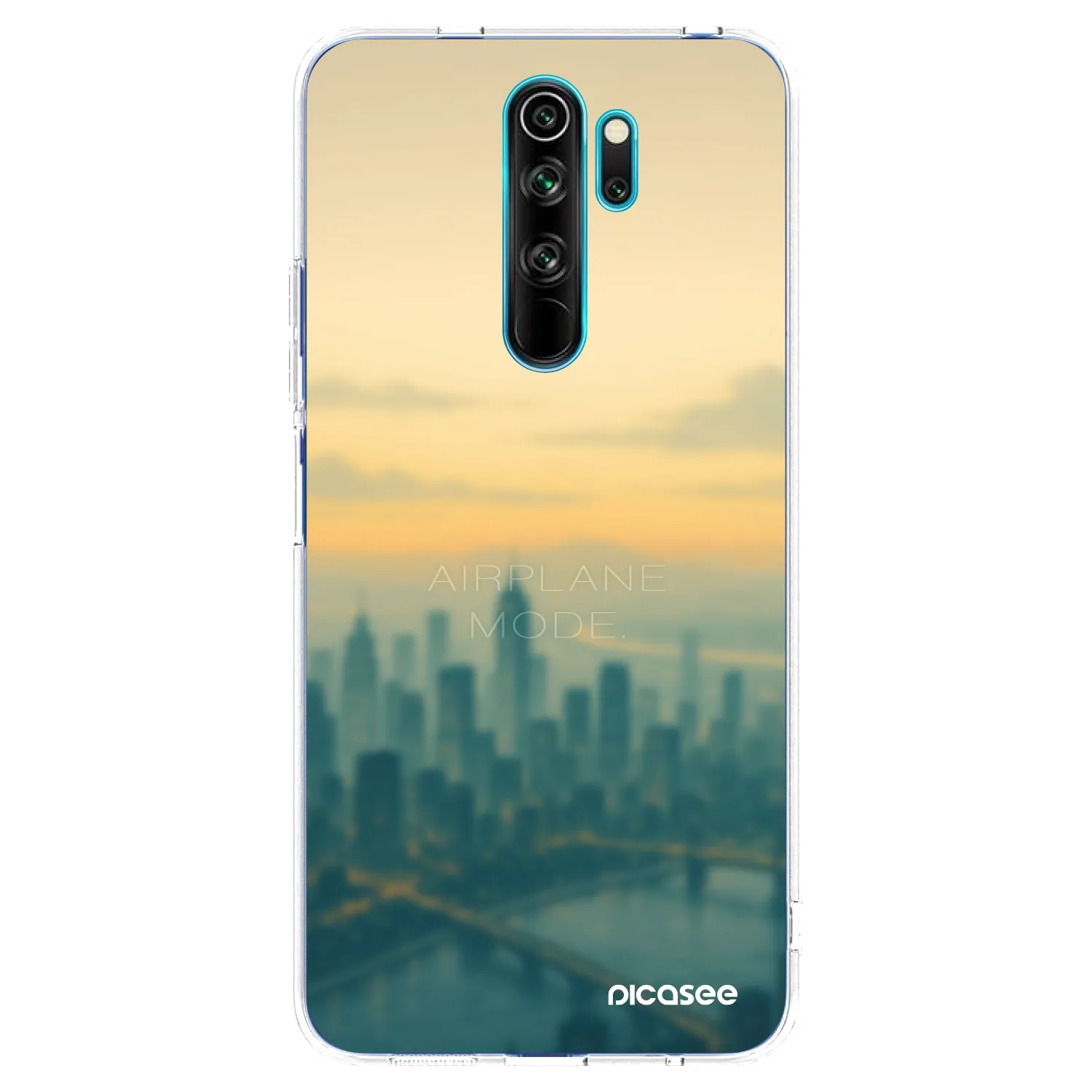 Picasee husă transparentă din silicon pentru Xiaomi Redmi Note 8 Pro - Airplane mode