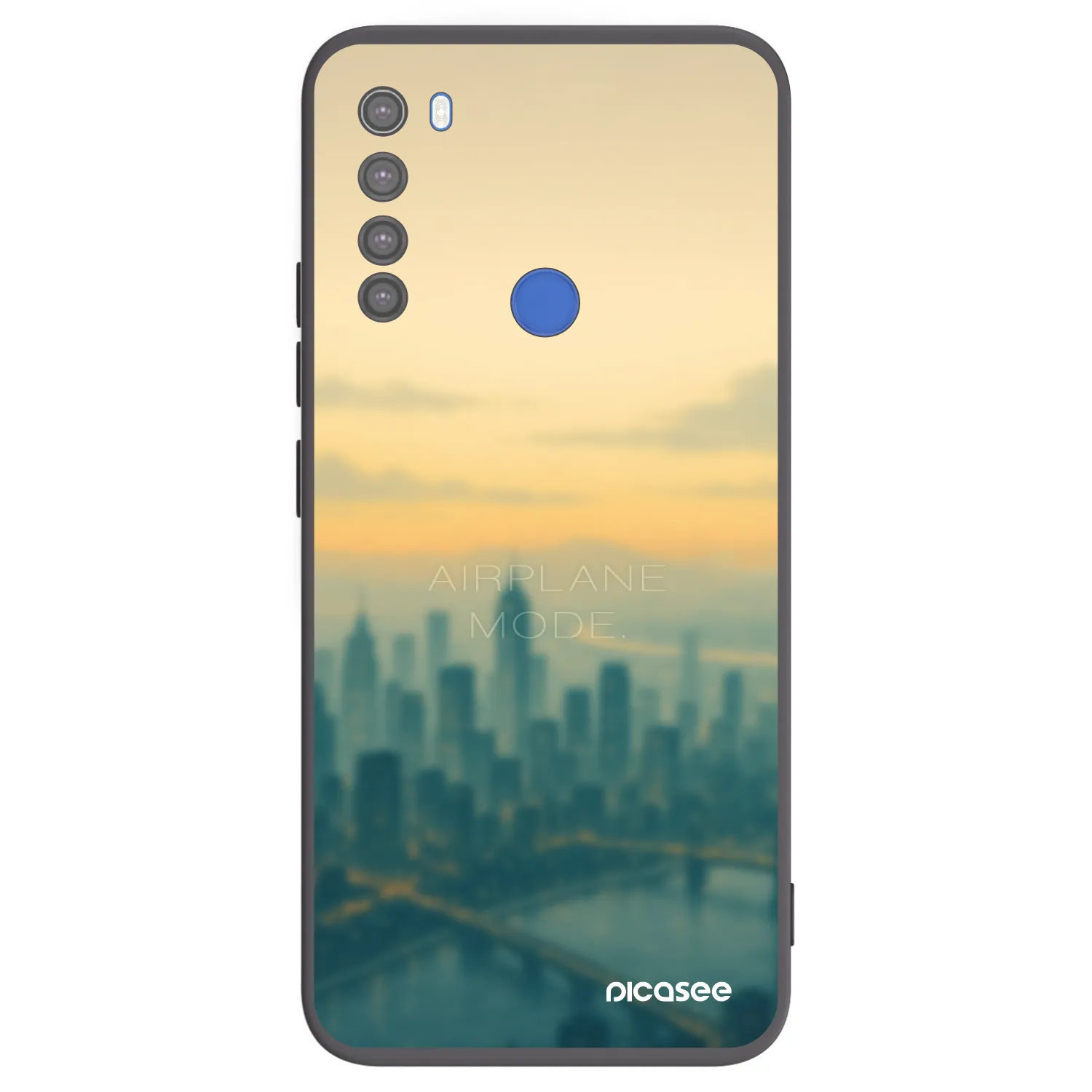 Picasee husă neagră din silicon pentru Xiaomi Redmi Note 8T - Airplane mode