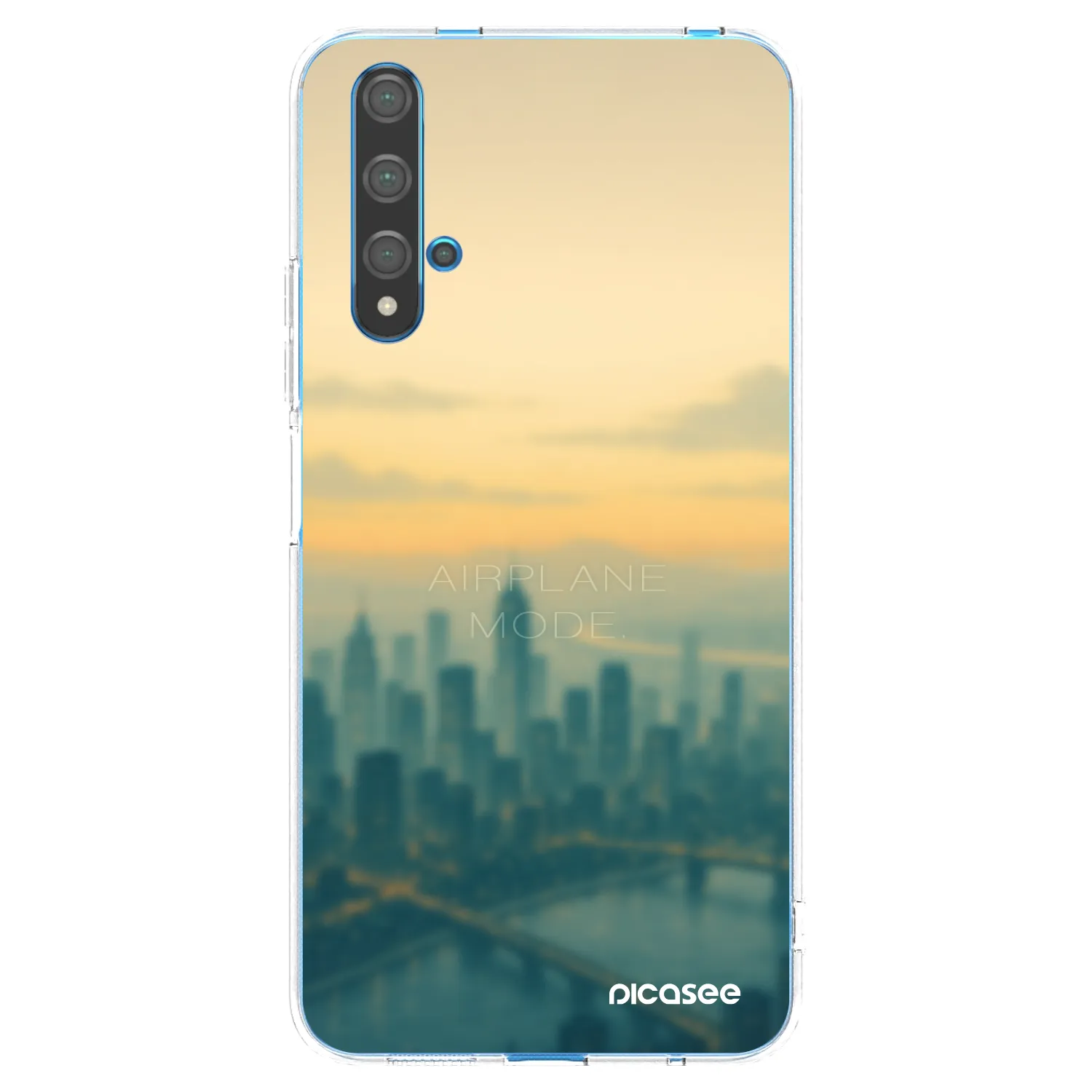 Picasee husă transparentă din silicon pentru Huawei Nova 5T - Airplane mode