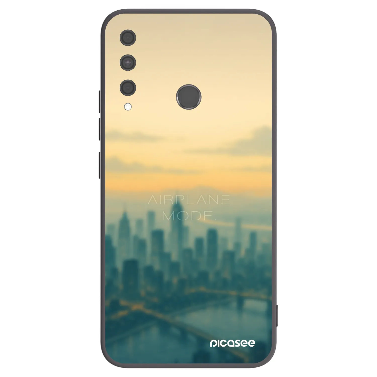 Picasee husă neagră din silicon pentru Huawei P40 Lite E - Airplane mode