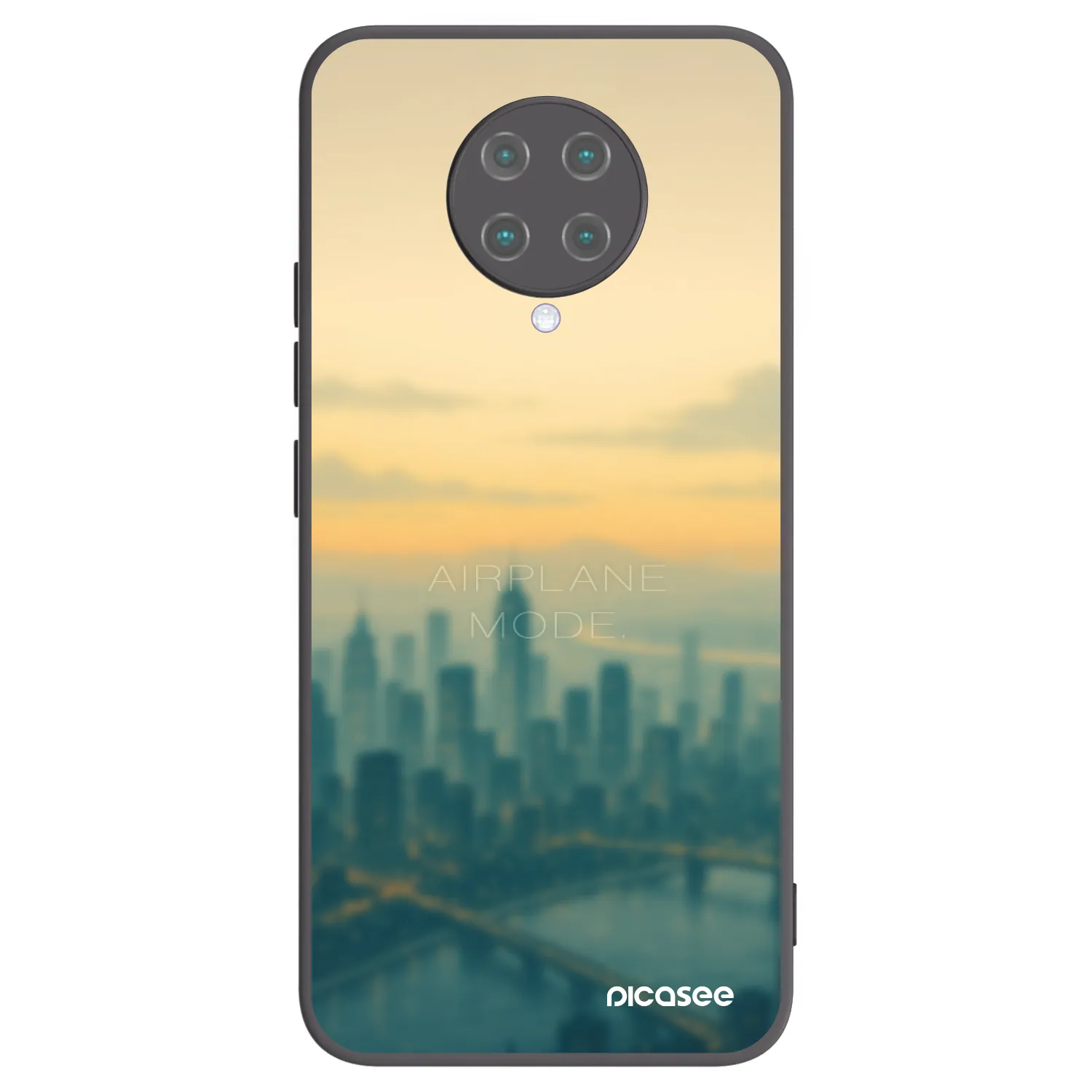 Picasee husă neagră din silicon pentru Xiaomi Poco F2 Pro - Airplane mode