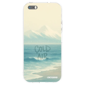 Picasee husă transparentă din silicon pentru Apple iPhone 5/5S/SE - COLD AIR