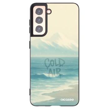 Picasee husă neagră din silicon pentru Samsung Galaxy S21 5G G991B - COLD AIR