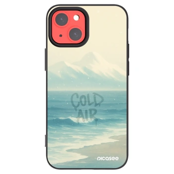 Picasee husă neagră din silicon pentru Apple iPhone 13 mini - COLD AIR