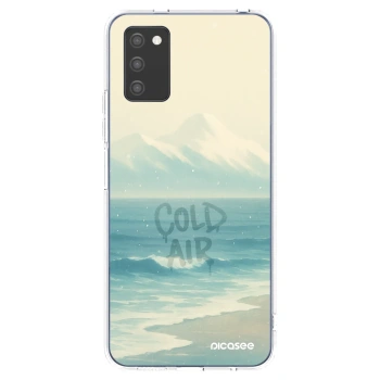 Picasee husă transparentă din silicon pentru Samsung Galaxy A02s A025G - COLD AIR