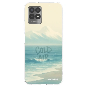 Picasee husă transparentă din silicon pentru Realme 8i - COLD AIR