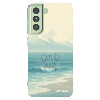 Picasee husă transparentă din silicon pentru Samsung Galaxy S21 FE 5G - COLD AIR