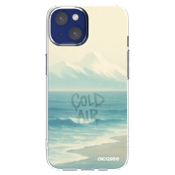 Picasee husă transparentă din silicon pentru Apple iPhone 14 - COLD AIR