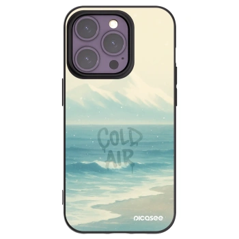 Picasee husă neagră din silicon pentru Apple iPhone 14 Pro - COLD AIR