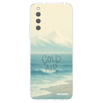 Picasee husă transparentă din silicon pentru Sony Xperia 10 IV 5G - COLD AIR