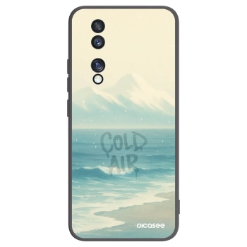 Picasee husă neagră din silicon pentru Honor 70 - COLD AIR