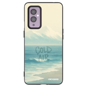 Picasee husă neagră din silicon pentru OnePlus 9 - COLD AIR