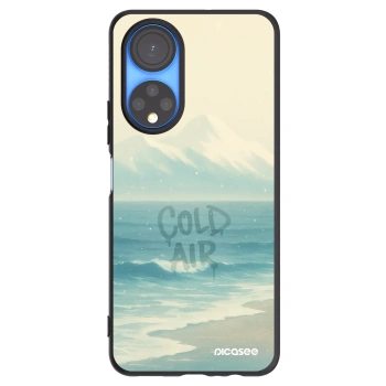 Picasee husă neagră din silicon pentru Honor X7 - COLD AIR