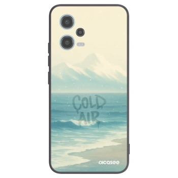 Picasee husă neagră din silicon pentru Xiaomi Redmi Note 12 5G - COLD AIR