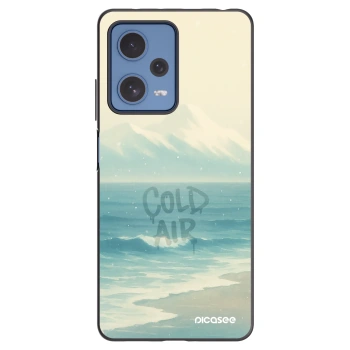 Picasee husă neagră din silicon pentru Xiaomi Redmi Note 12 Pro 5G - COLD AIR