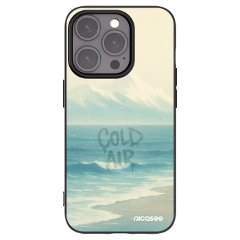 Picasee husă neagră din silicon pentru Apple iPhone 15 Pro - COLD AIR