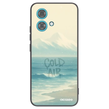 Picasee husă neagră din silicon pentru Motorola Edge 40 Neo - COLD AIR
