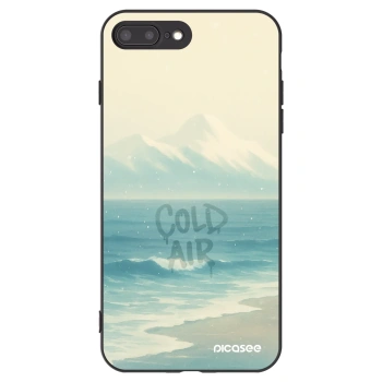 Picasee husă neagră din silicon pentru Apple iPhone 7 Plus - COLD AIR