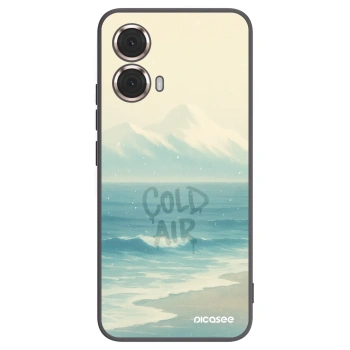 Picasee husă neagră din silicon pentru Motorola Moto G85 - COLD AIR