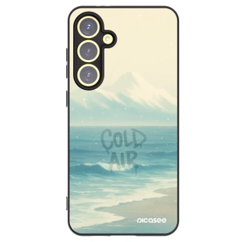 Picasee husă neagră din silicon pentru Samsung Galaxy S24 FE S721B - COLD AIR