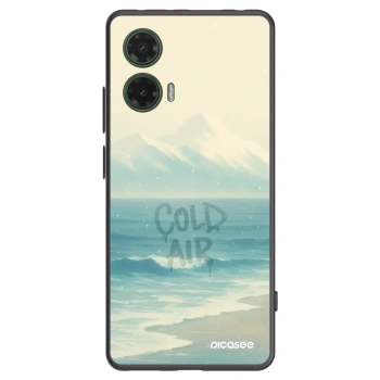 Picasee husă neagră din silicon pentru Motorola Moto G35 5G - COLD AIR