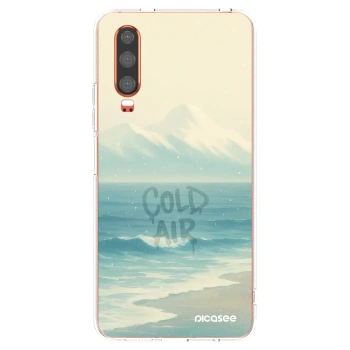 Picasee husă transparentă din silicon pentru Huawei P30 - COLD AIR