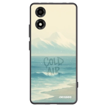 Picasee husă neagră din silicon pentru Motorola Moto E14 - COLD AIR