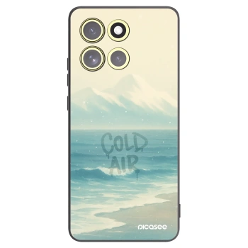 Picasee husă neagră din silicon pentru Motorola Moto G86 5G - COLD AIR