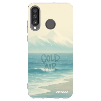 Picasee husă transparentă din silicon pentru Huawei P30 Lite - COLD AIR