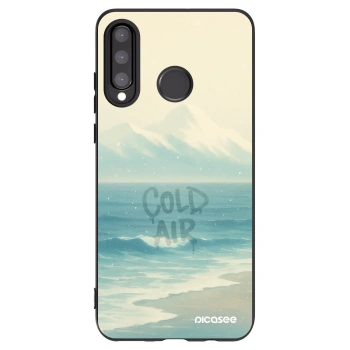 Picasee husă neagră din silicon pentru Huawei P30 Lite - COLD AIR