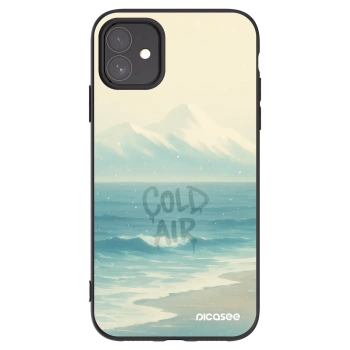 Picasee husă neagră din silicon pentru Apple iPhone 11 - COLD AIR
