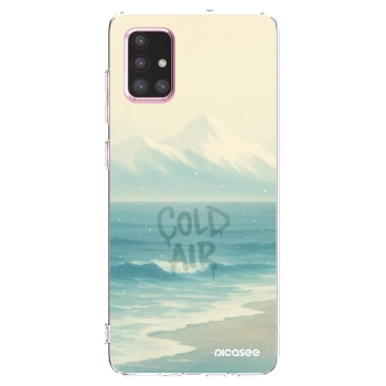 Picasee husă transparentă din silicon pentru Samsung Galaxy A71 A715F - COLD AIR
