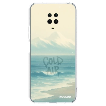Picasee husă transparentă din silicon pentru Xiaomi Redmi Note 9 Pro - COLD AIR