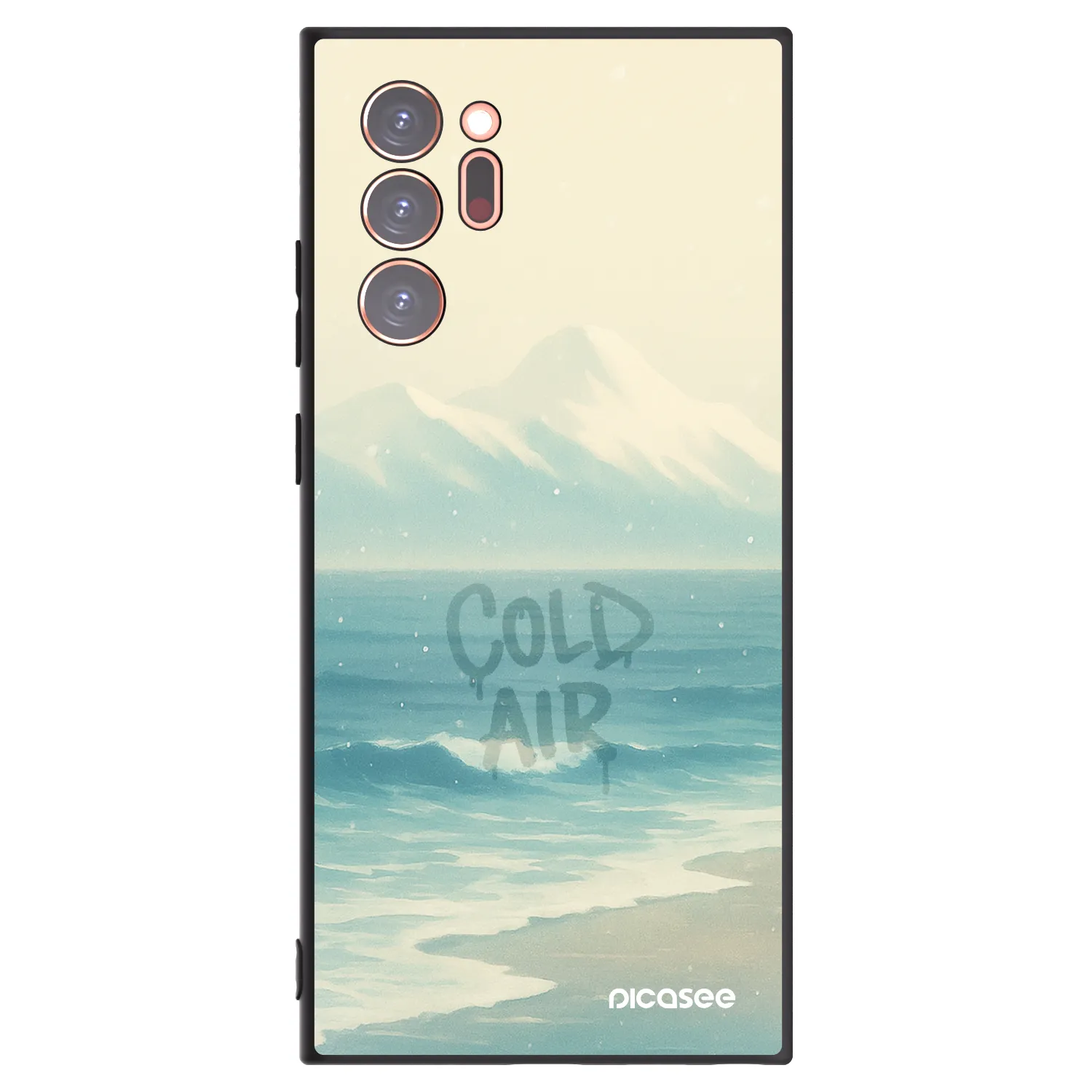 Picasee husă neagră din silicon pentru Samsung Galaxy Note 20 Ultra - COLD AIR