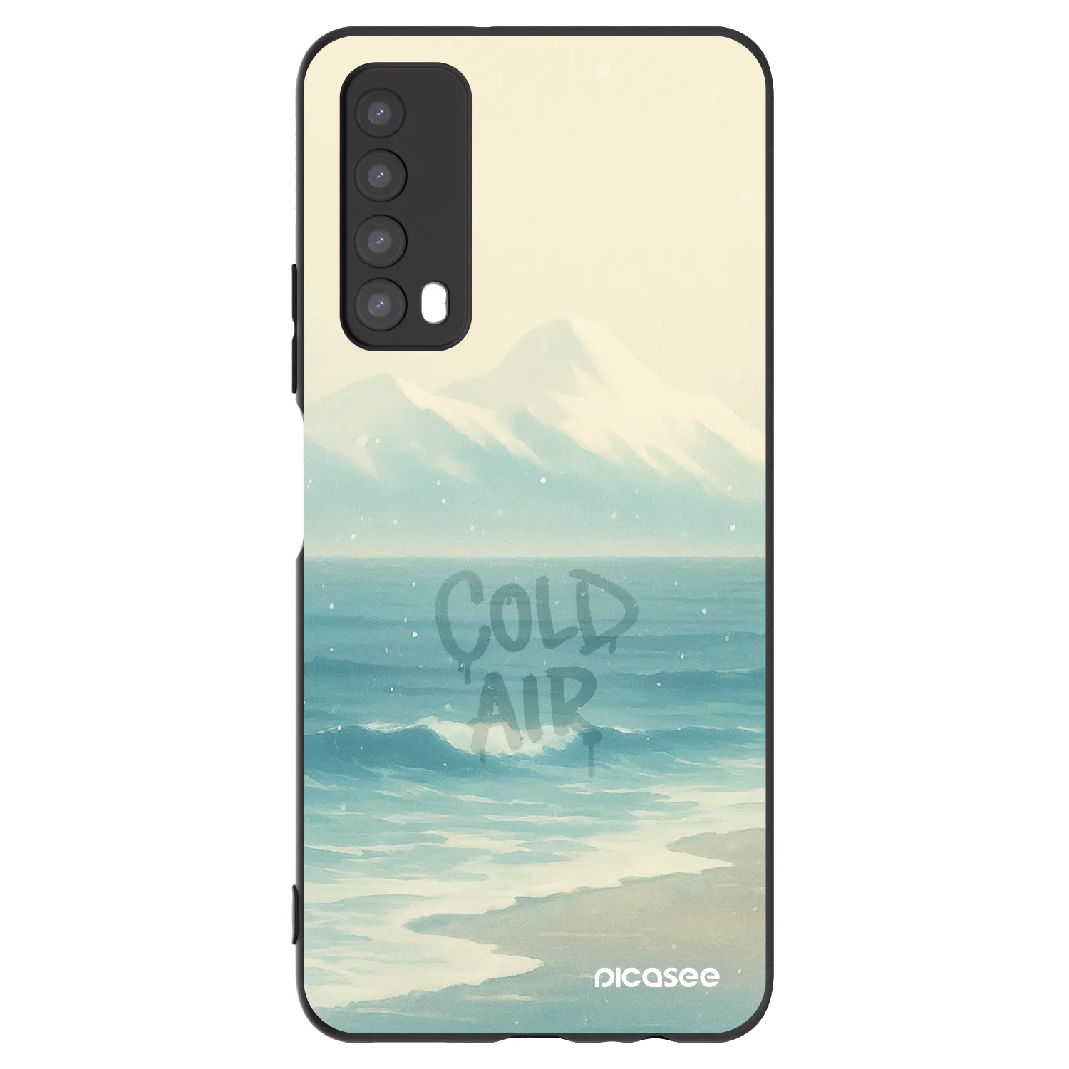 Picasee husă neagră din silicon pentru Huawei P Smart 2021 - COLD AIR