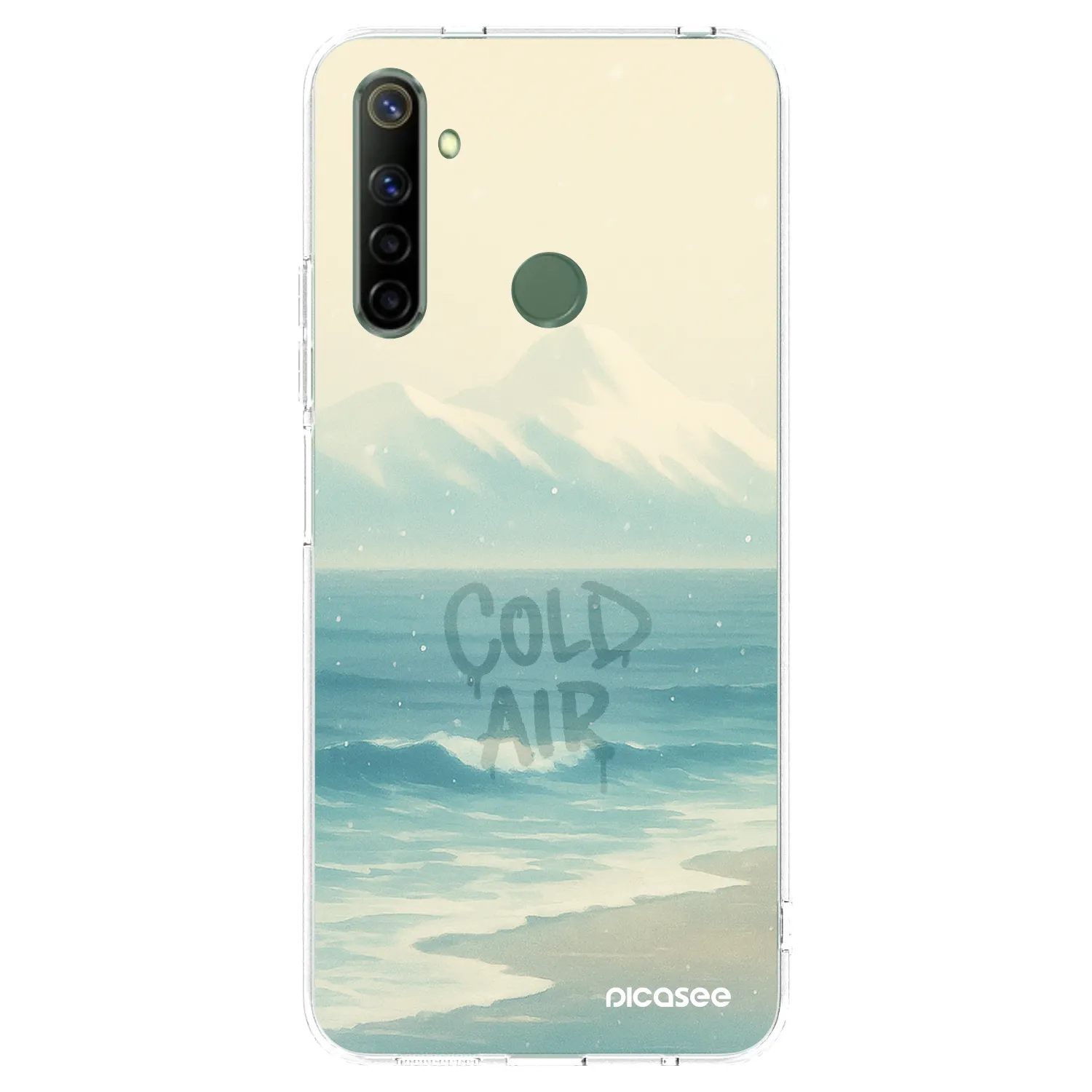 Picasee husă transparentă din silicon pentru Realme 6i - COLD AIR
