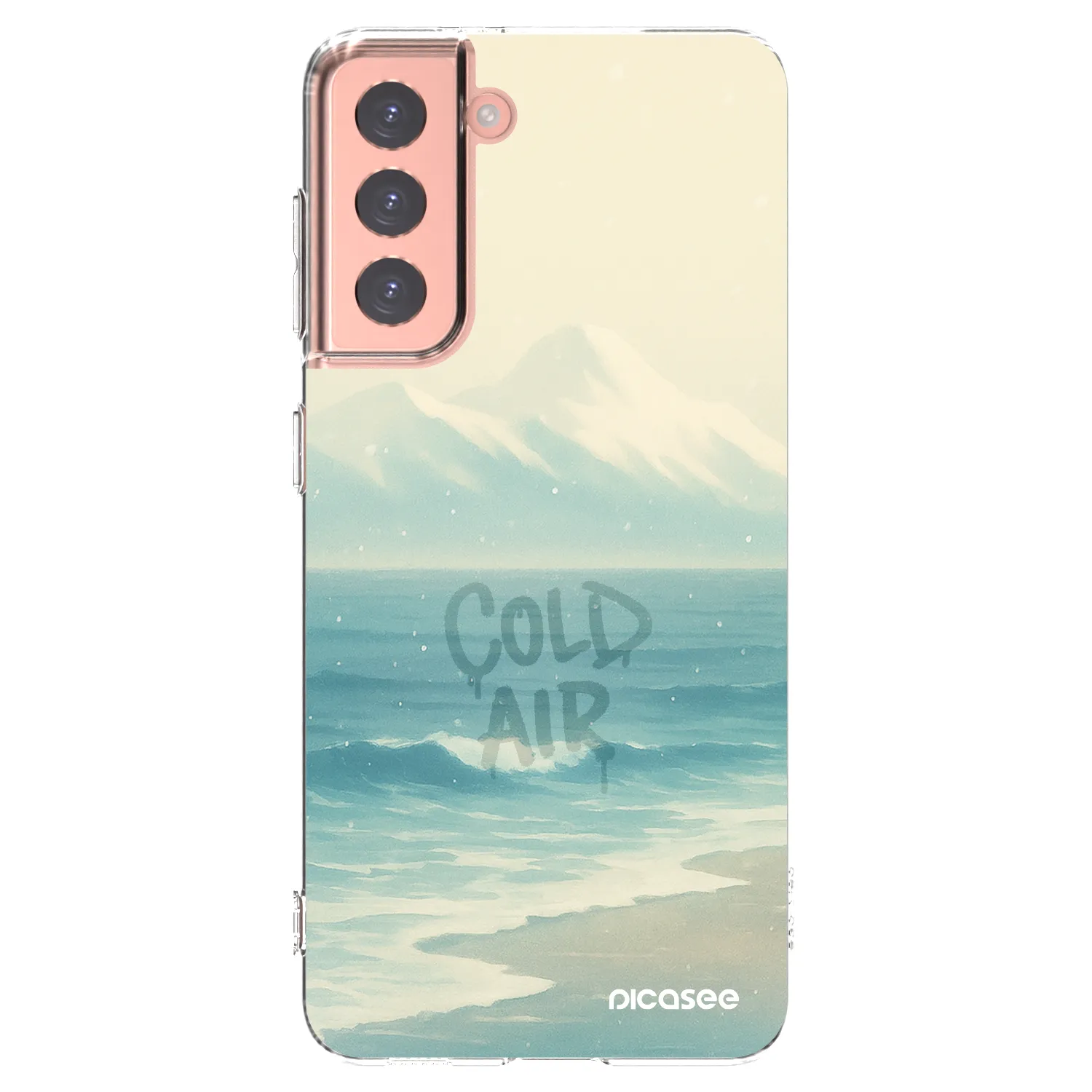 Picasee husă transparentă din silicon pentru Samsung Galaxy S21 5G G991B - COLD AIR