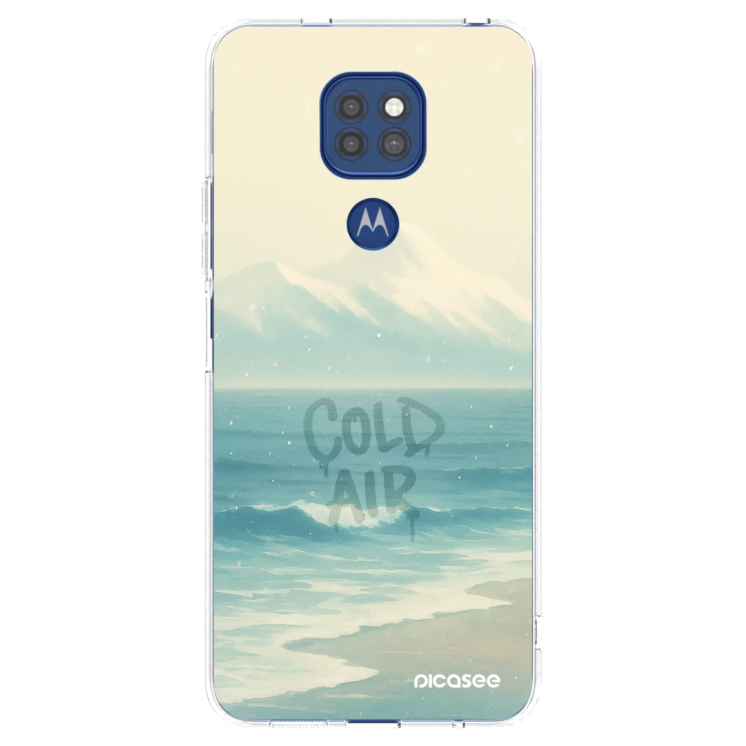 Picasee husă transparentă din silicon pentru Motorola Moto G9 Play - COLD AIR