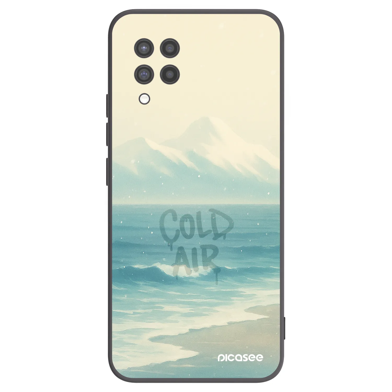 Picasee husă neagră din silicon pentru Samsung Galaxy A42 A426B - COLD AIR